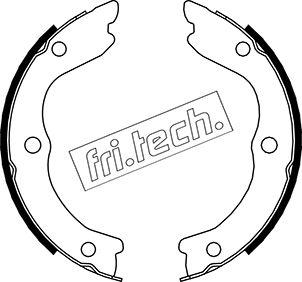 Fri.Tech. 1067.196 - Zestaw szczęk hamulcowych, hamulec postojowy parts5.com