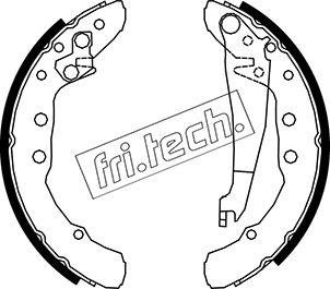 Fri.Tech. 1016.021 - Sada brzdových čeľustí parts5.com