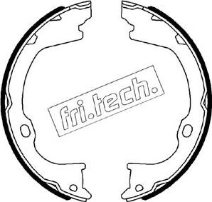 Fri.Tech. 1088.243 - Set saboti frana, frana de mana parts5.com