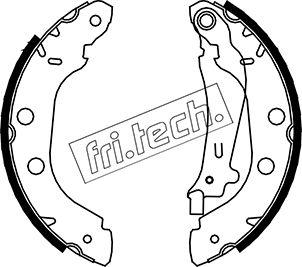 Fri.Tech. 1088.226 - Zestaw szczęk hamulcowych parts5.com