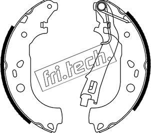 Fri.Tech. 1034.122 - Brake Shoe Set parts5.com