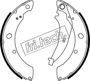 Fri.Tech. 1023.008 - Jeu de mâchoires de frein parts5.com