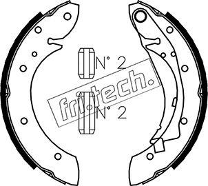 Fri.Tech. 1022.033 - Garnitura zavorne celjusti parts5.com