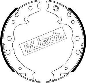 Fri.Tech. 1110.344 - Set saboti frana, frana de mana parts5.com