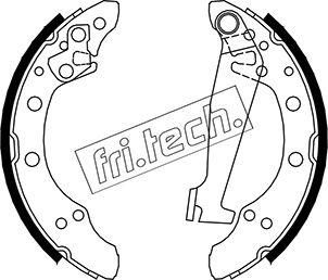 Fri.Tech. 1124.284 - Komplet kočnih čeljusti parts5.com