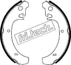 Fri.Tech. 1122.004 - Set saboti frana parts5.com