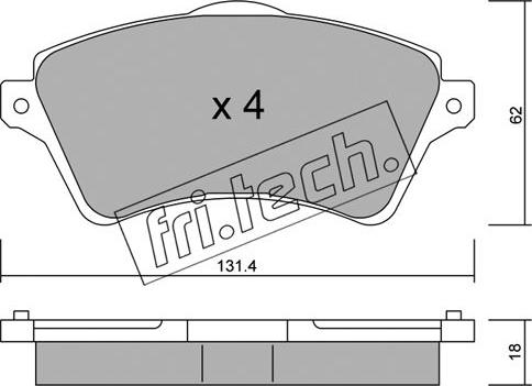 Fri.Tech. 358.0 - Jarrupala, levyjarru parts5.com