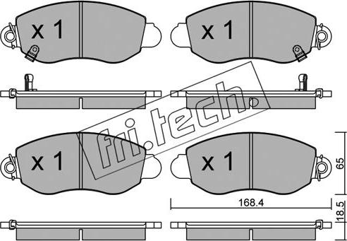 Fri.Tech. 329.0 - Set placute frana,frana disc parts5.com