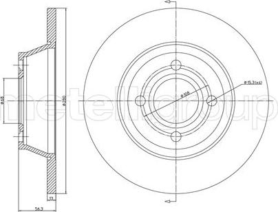 Triscan 8120 43132 - Piduriketas parts5.com