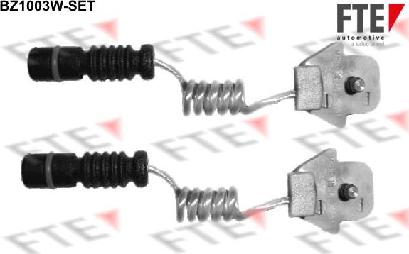 FTE BZ1003W-SET - Senzor de avertizare,uzura placute de frana parts5.com