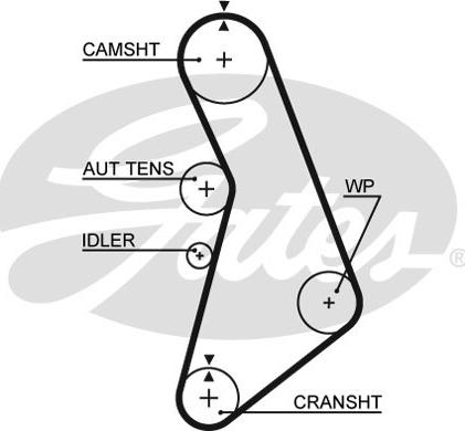 Gates K035491XS - Timing Belt Set parts5.com