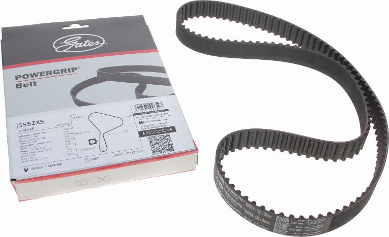 Gates 5552XS - Fogasszíj parts5.com