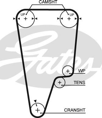 Gates 5506XS - Οδοντωτός ιμάντας parts5.com