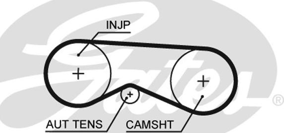 Gates KP25557XS-1 - Vodné čerpadlo + sada ozubeného remeňa parts5.com