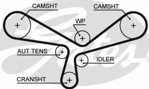 Gates 5520XS - Timing Belt parts5.com