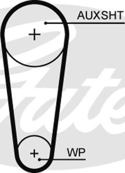 Gates 5682XS - Ozubený řemen parts5.com