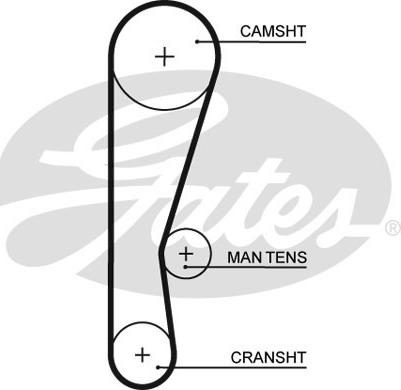 Gates 5119 - Curea de distributie parts5.com