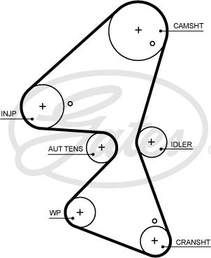 Gates 5705XS - Pasek rozrządu parts5.com