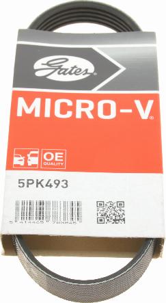 Gates 5PK493 - Ιμάντας poly-V parts5.com