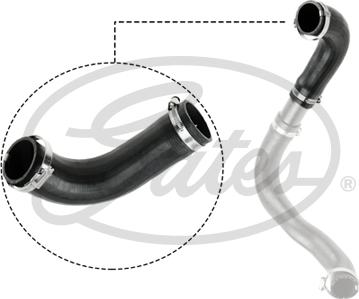 Gates 09-0620 - Charger Intake Air Hose parts5.com