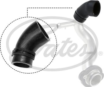 Gates 02-1835 - Radiator Hose parts5.com