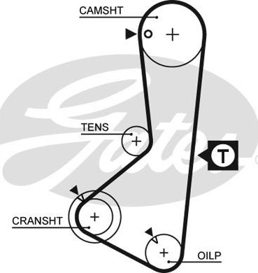 Gates 5075XS - Curea de distributie parts5.com