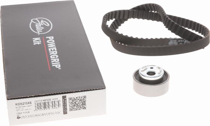 Gates K025215XS - Timing Belt Set parts5.com