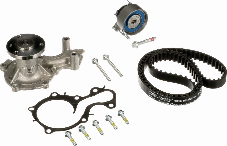 Gates KP1T354HOB - Water Pump & Timing Belt Set parts5.com