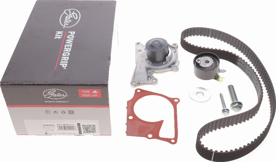 Gates KP25578XS-2 - Αντλία νερού + σετ οδοντωτού ιμάντα parts5.com