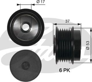 Gates OAP7015 - Remenica alternátora parts5.com