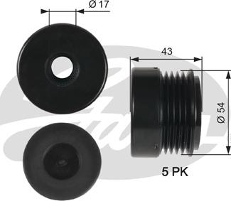 Gates OAP7031 - Rihmaratas,generaator parts5.com