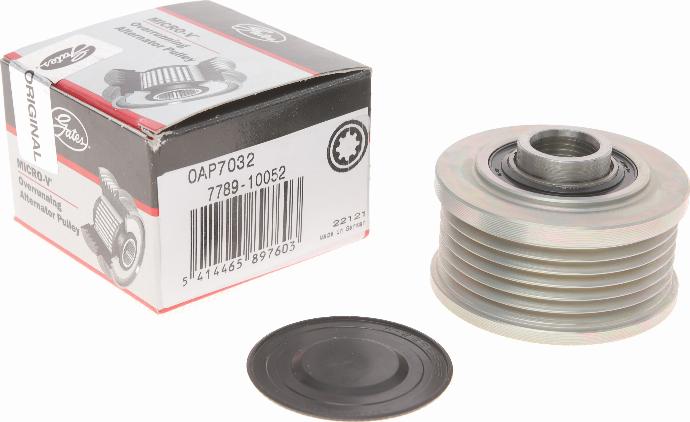 Gates OAP7032 - Pulley, alternator, freewheel clutch parts5.com