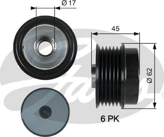 Gates OAP7180 - Fulie, alternator parts5.com