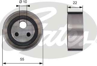 Gates T41155 - Napínacia kladka ozubeného remeňa parts5.com