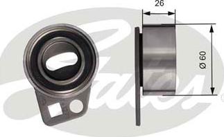 Gates T41275 - Rolka napinacza, pasek rozrządu parts5.com