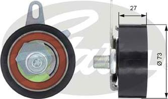 Gates T43036 - Rola intinzator,curea distributie parts5.com