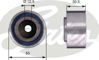 Gates T42061 - Rola ghidare / conducere, curea distributie parts5.com