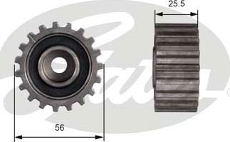 Gates T42000 - Rola ghidare / conducere, curea distributie parts5.com