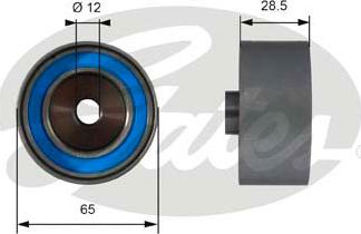 Gates T42081 - Deflection / Guide Pulley, timing belt parts5.com