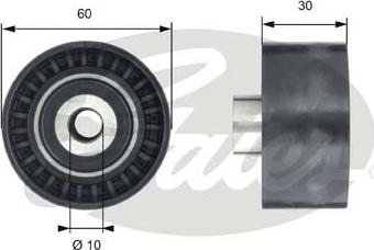 Gates T42199 - Deflection / Guide Pulley, timing belt parts5.com