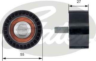 Gates T42150 - Rola ghidare / conducere, curea distributie parts5.com