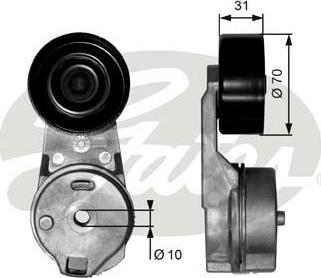 Gates T39065 - Intinzator curea, curea distributie parts5.com