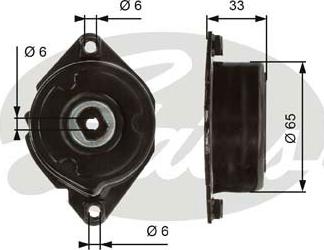 Gates T39013 - Tensor de correa, correa poli V parts5.com