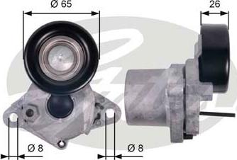 Gates T39123 - Intinzator curea, curea distributie parts5.com