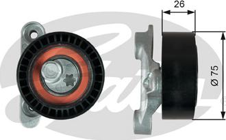 Gates T39345 - Intinzator curea, curea distributie parts5.com