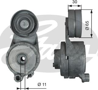 Gates T39294 - Napenjalec jermena, rebrasti jermen parts5.com