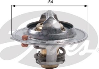 Gates TH45390G1 - Termostat,lichid racire parts5.com