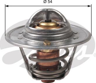 Gates TH45790G1 - Termostato, refrigerante parts5.com