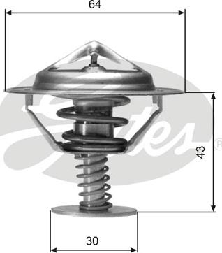 Gates TH05977G1 - Termostat, rashladna tečnost parts5.com