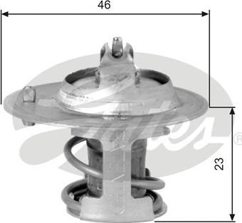 Gates TH06691G1 - Termostat,lichid racire parts5.com